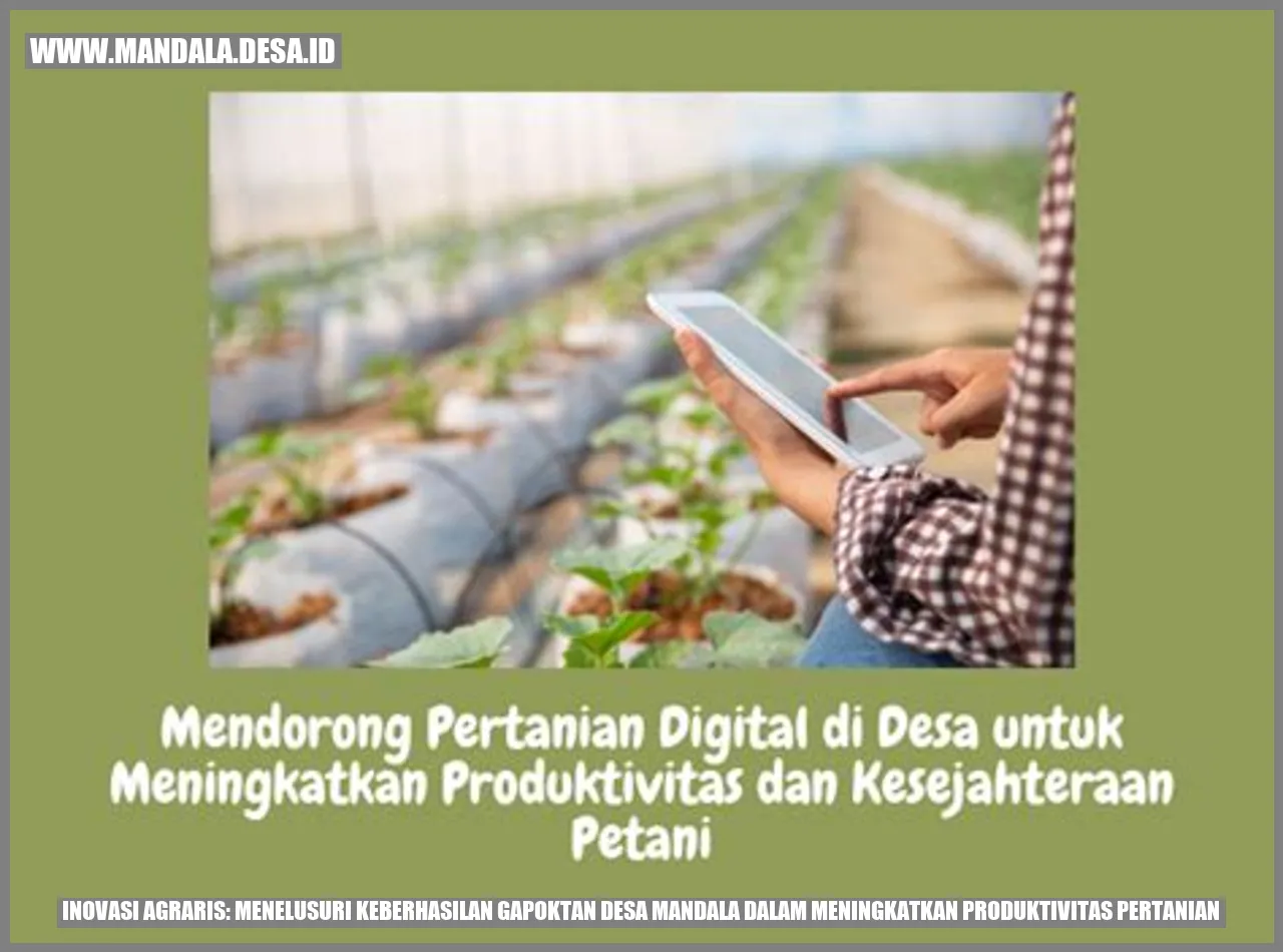 Inovasi Agraris: Menelusuri Keberhasilan Gapoktan Desa Mandala dalam Meningkatkan Produktivitas Pertanian